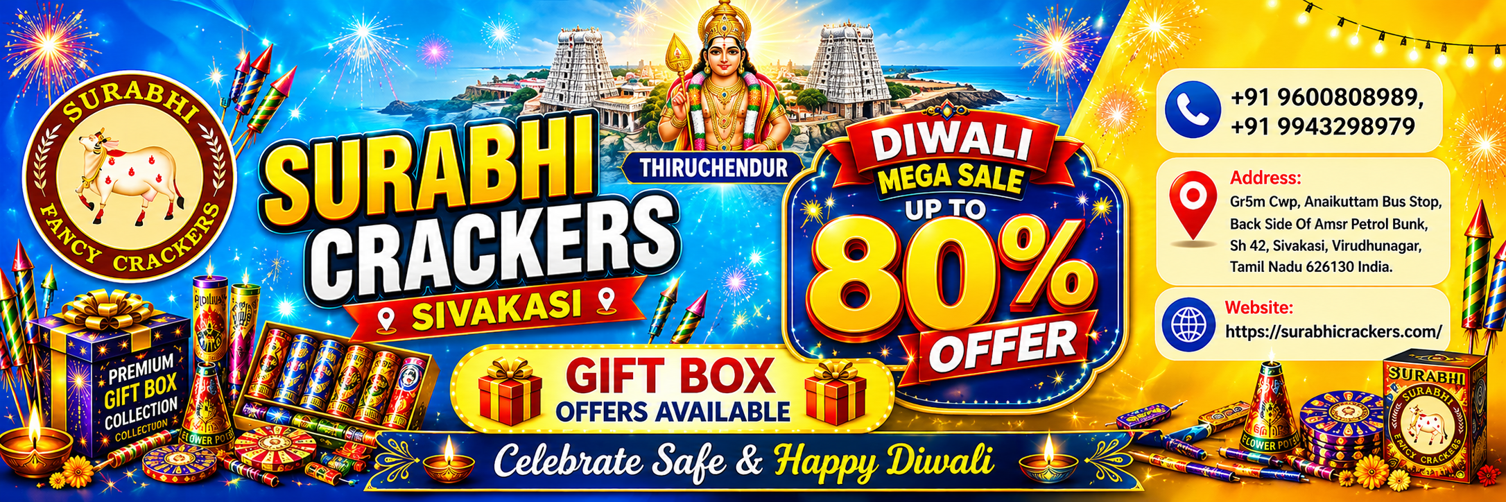 Welcome to Surabhi Crackers 